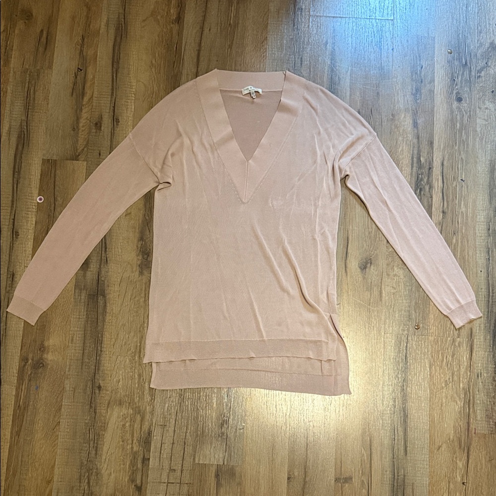 rag & bone V-Neck Sweater - Tan